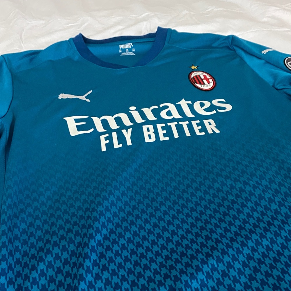 Puma Ac Milan Teal Jersey View 6